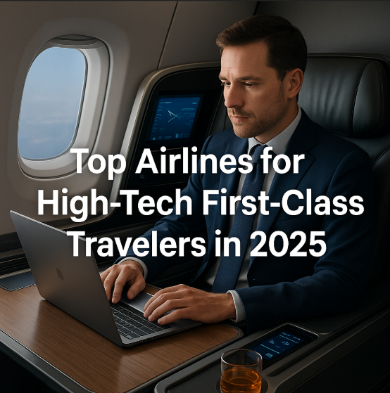 Top Airlines for High-Tech First-Class Travelers in 2025